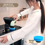 9-in-1 Electric Spin Scrubber Brush
