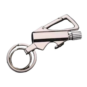 Multifunctional Kerosene Lighter Keychain with Bottle Opener