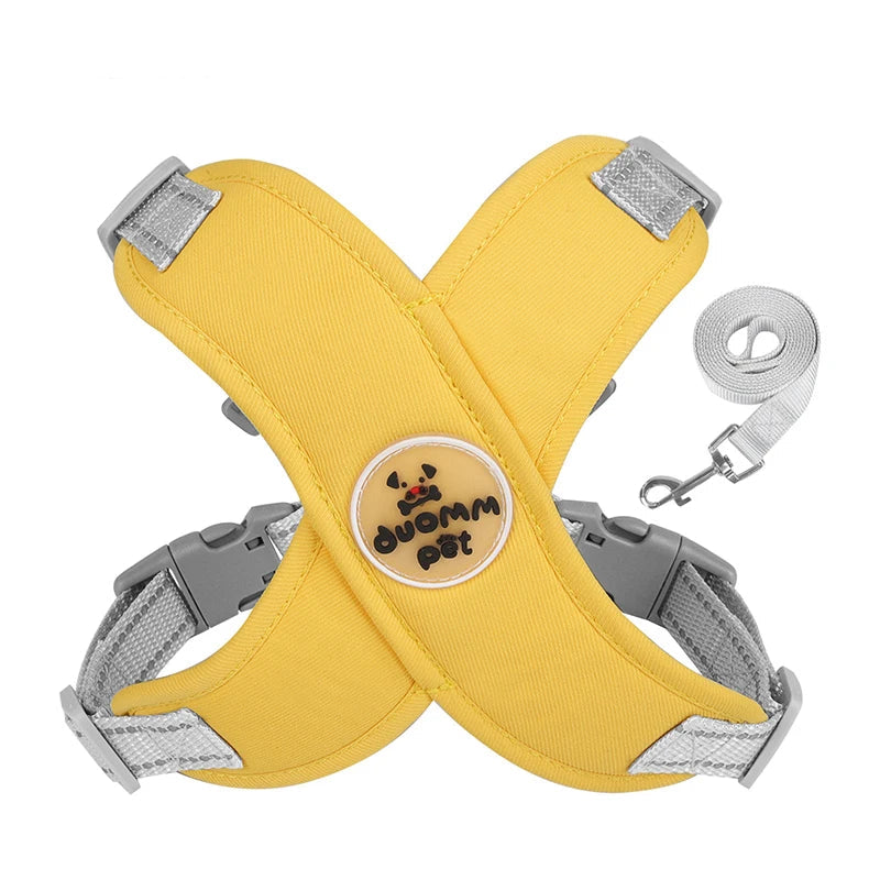 Reflective Pet Harness with Leash Set