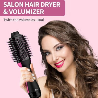 4 in 1 Hair Drying,Straightening,Curling,& Volumizing